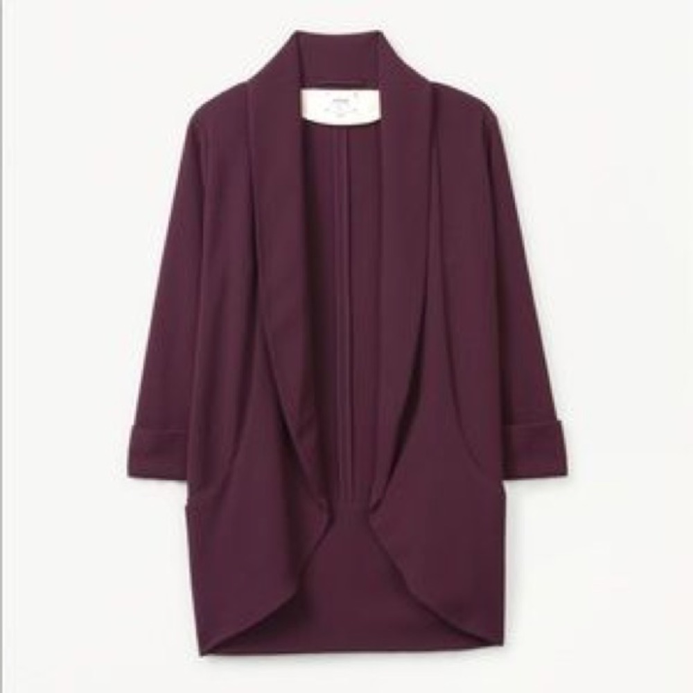 Aritzia Wilfred Chevalier Jacket Maroon